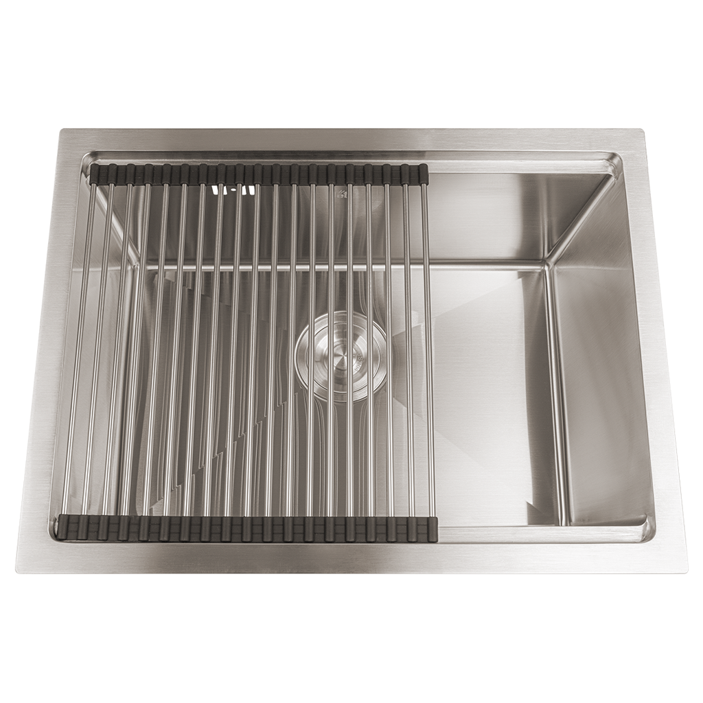 Zlewozmywak podblatowy NETT NS-5742 ze stali nierdzewnej 1,5 mm, 57×42 cm