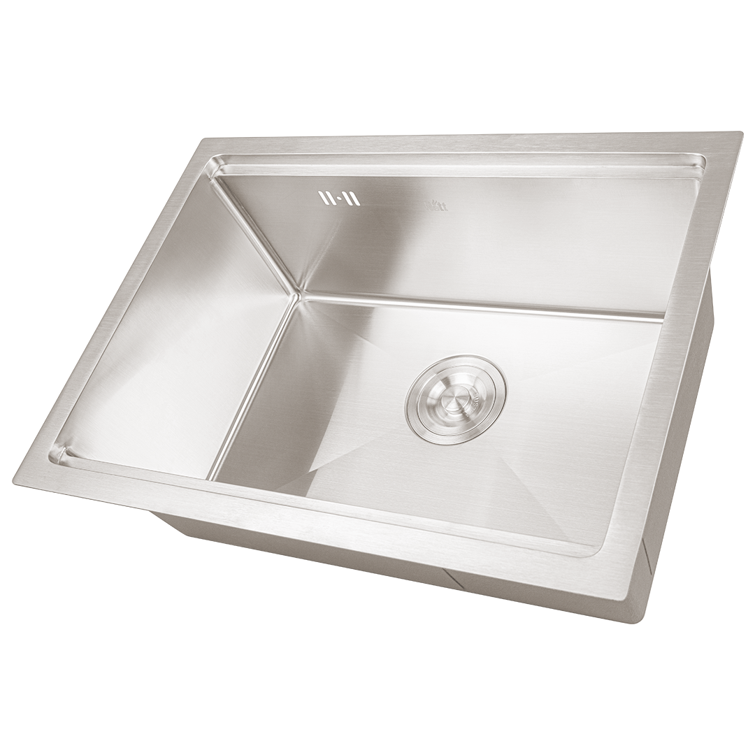 Zlewozmywak podblatowy NETT NS-5742 ze stali nierdzewnej 1,5 mm, 57×42 cm