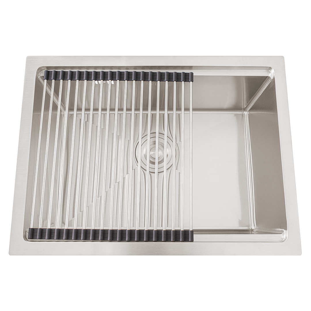 Zlewozmywak podblatowy NETT NS-5742 ze stali nierdzewnej 1,5 mm, 57×42 cm