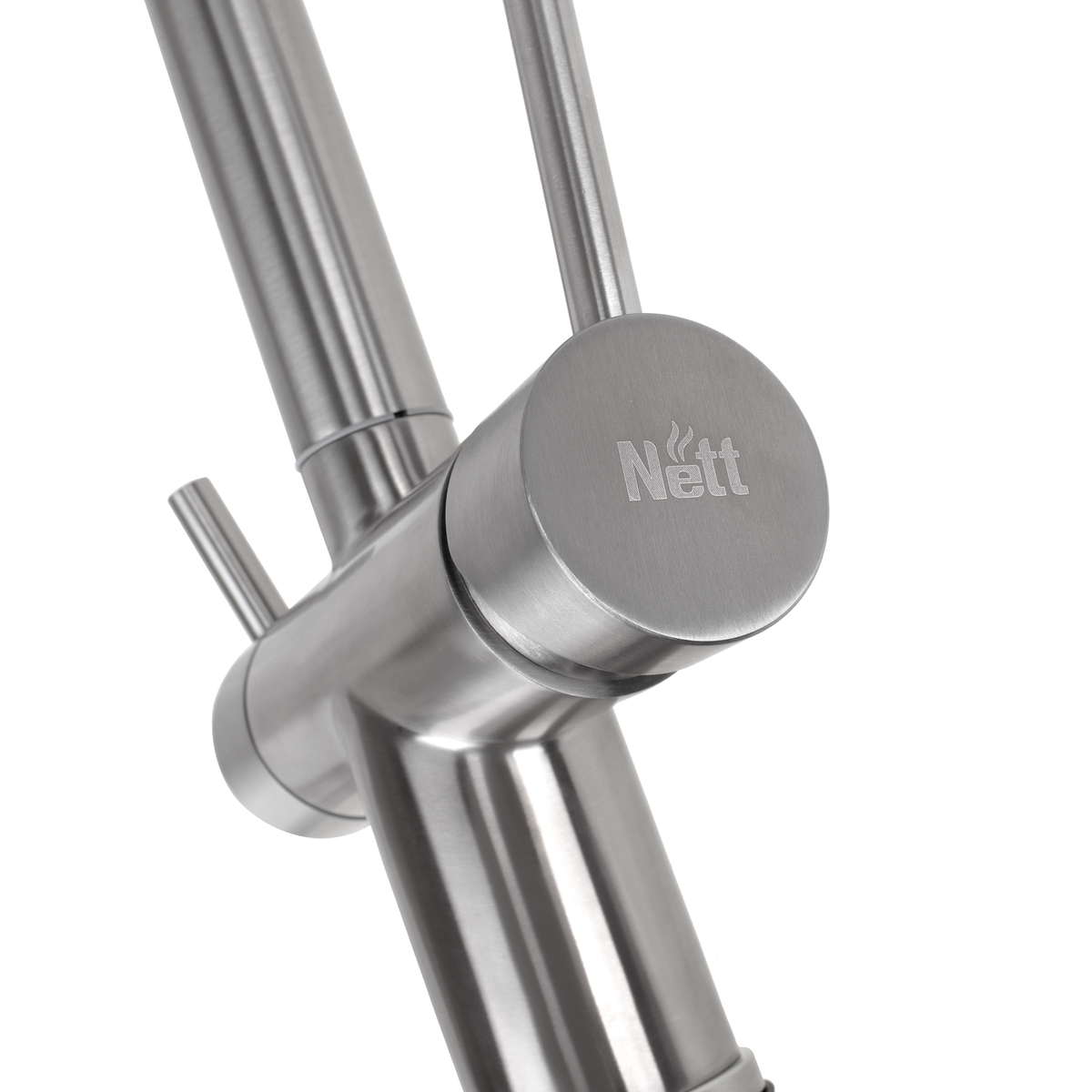 Bateria kuchenna trójdrożna do filtra z wyciąganą wylewką inox NETT FWS-33