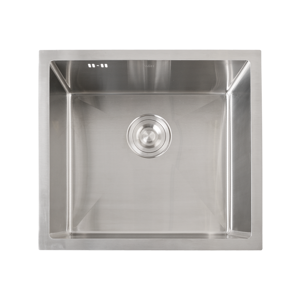 Zlewozmywak podblatowy NETT NS-5045 ze stali nierdzewnej 1 mm, 50×45 cm