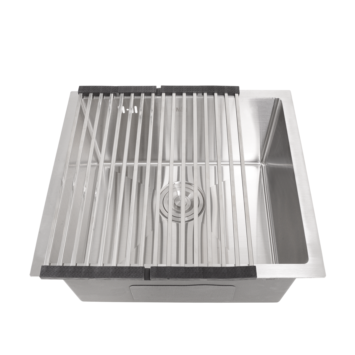 Zlewozmywak kuchenny NETT NS-5045 ze stali nierdzewnej 1,5 mm, 50×45 cm